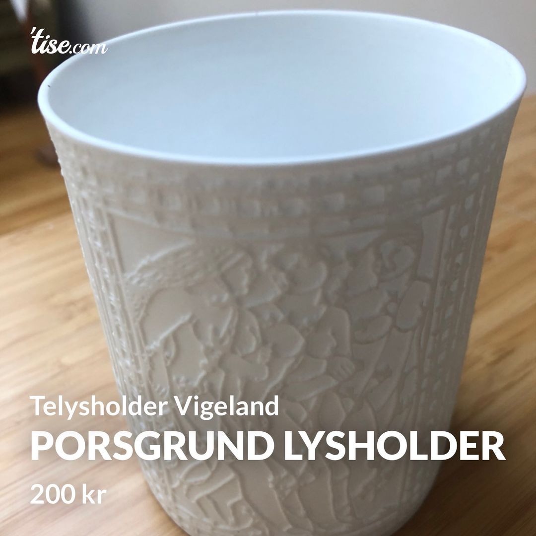 Porsgrund lysholder