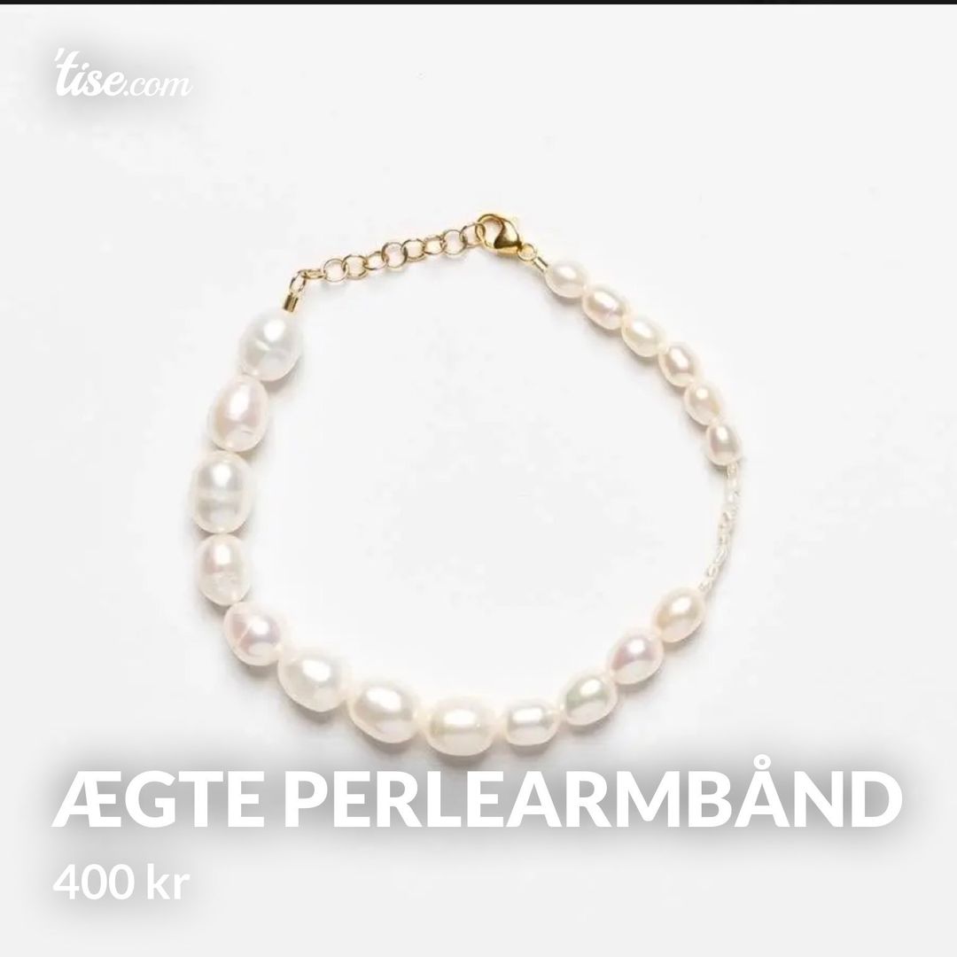 Ægte perlearmbånd