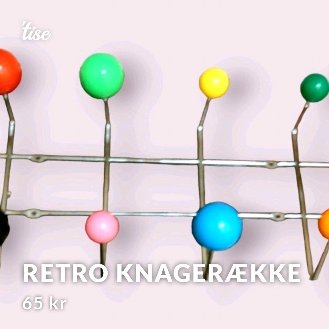 Retro knagerække