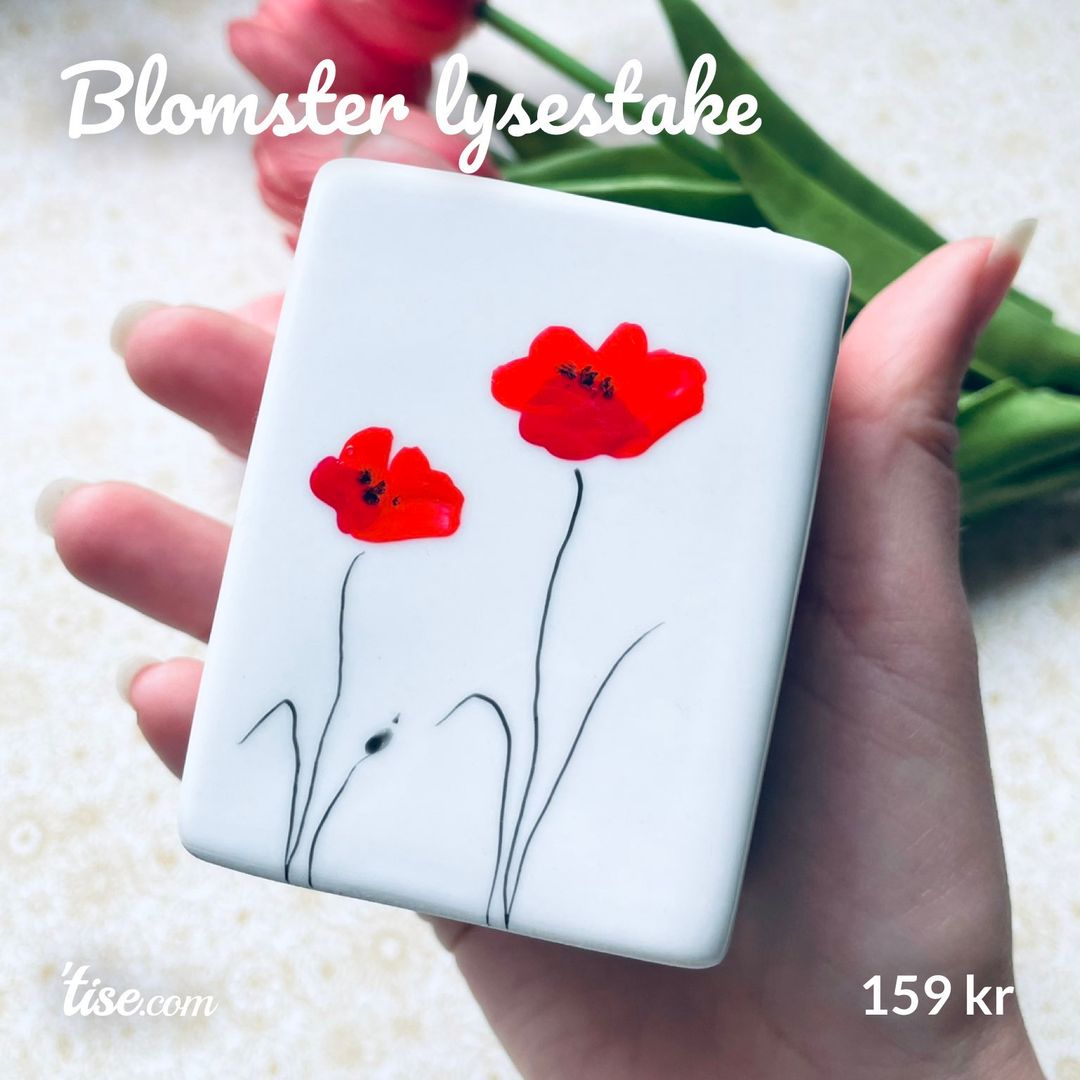 Blomster lysestake