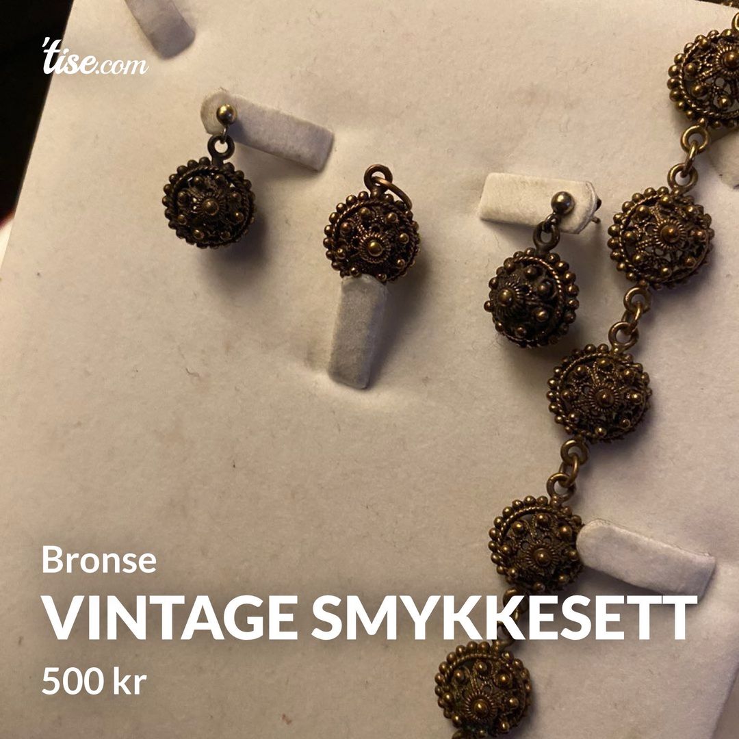 Vintage smykkesett