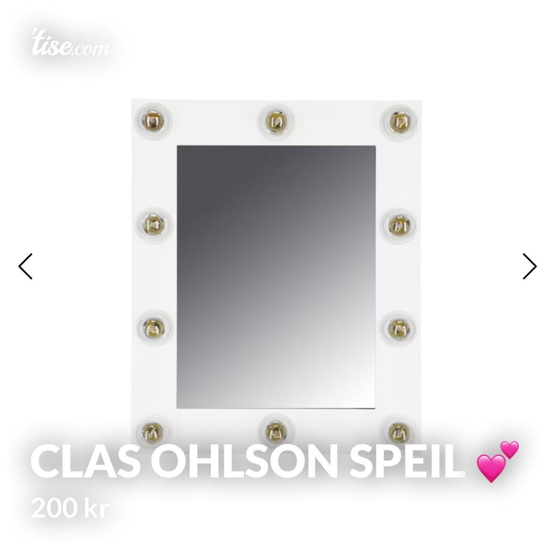 Clas Ohlson speil 💕