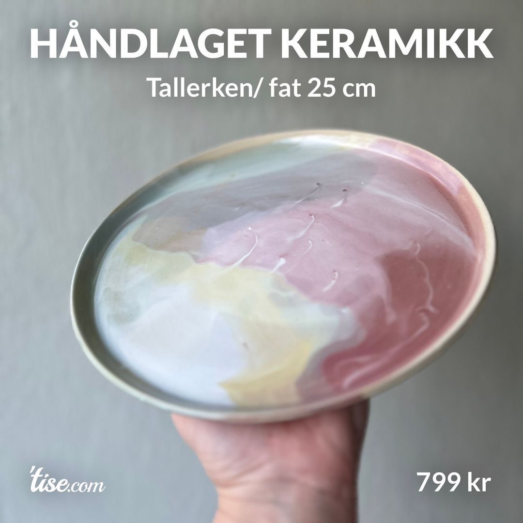 Håndlaget keramikk