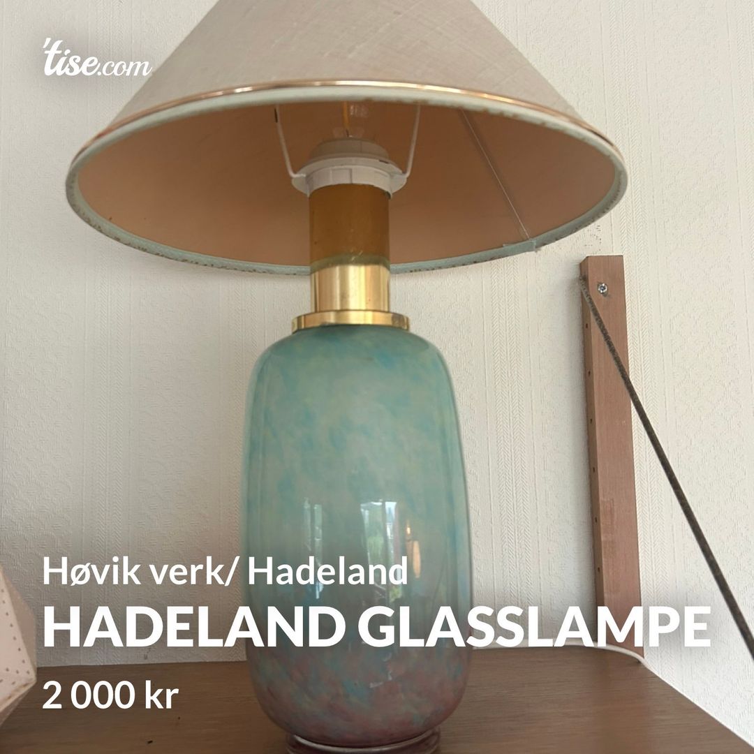 Hadeland glasslampe