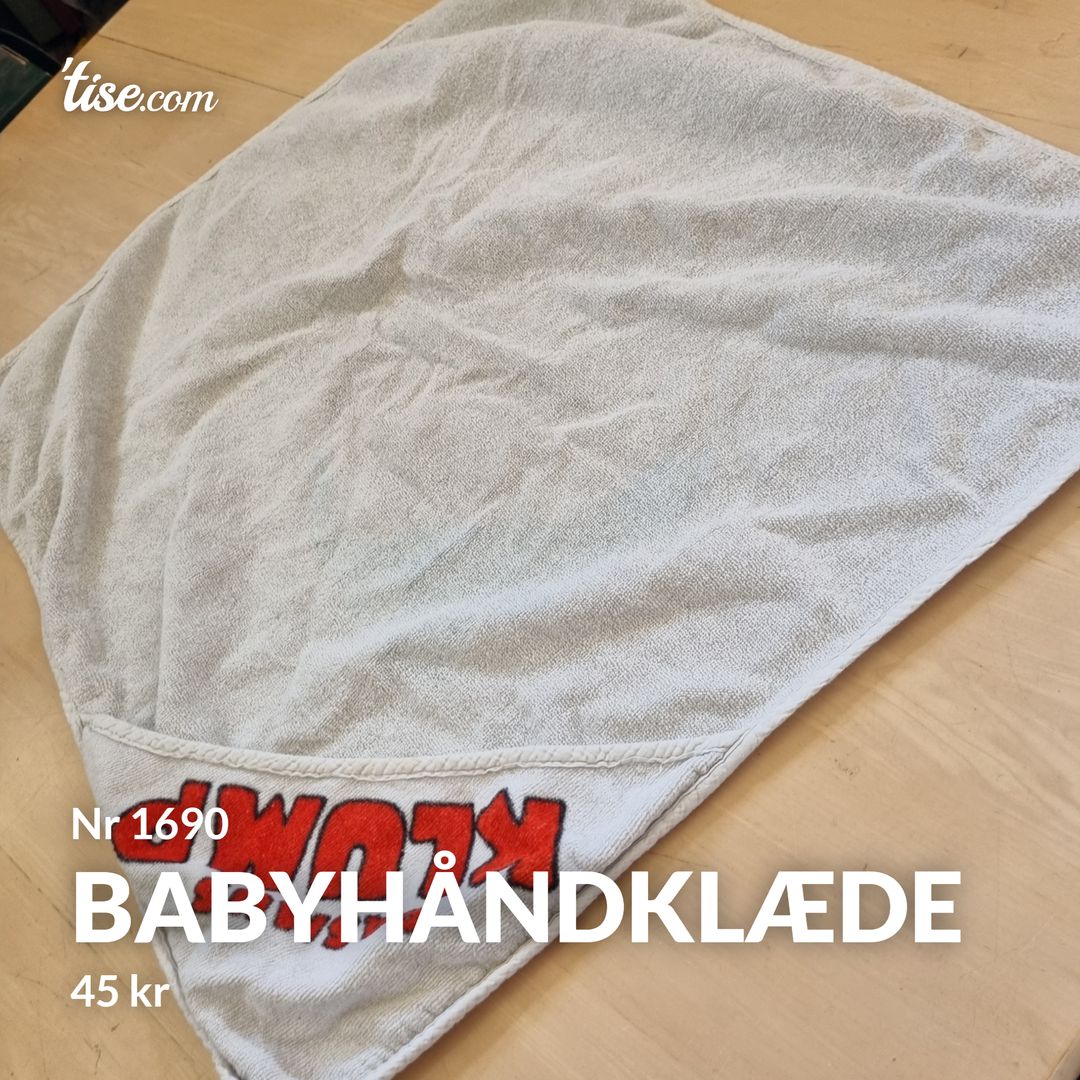 Babyhåndklæde