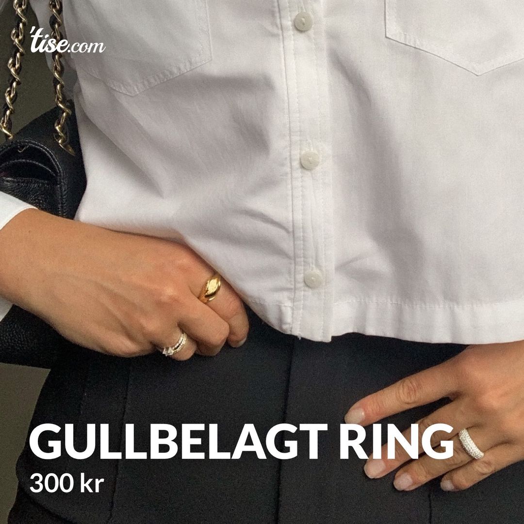 Gullbelagt ring