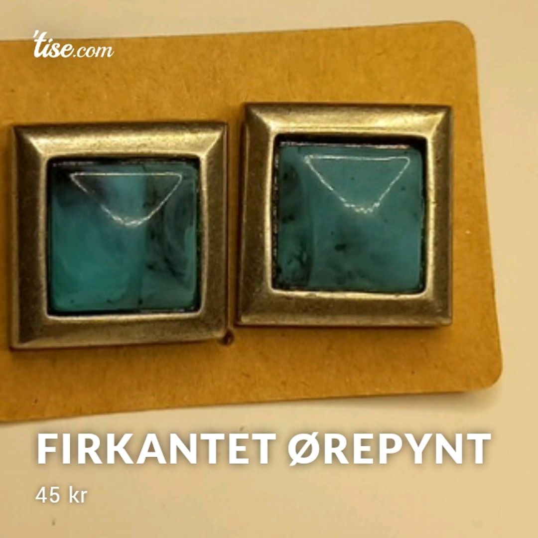 Firkantet Ørepynt