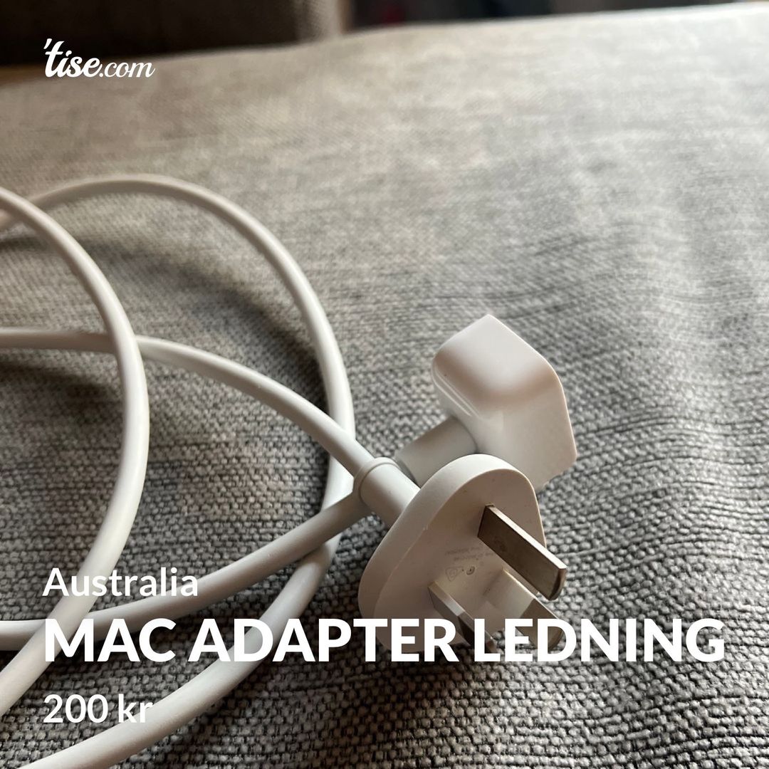 Mac adapter ledning