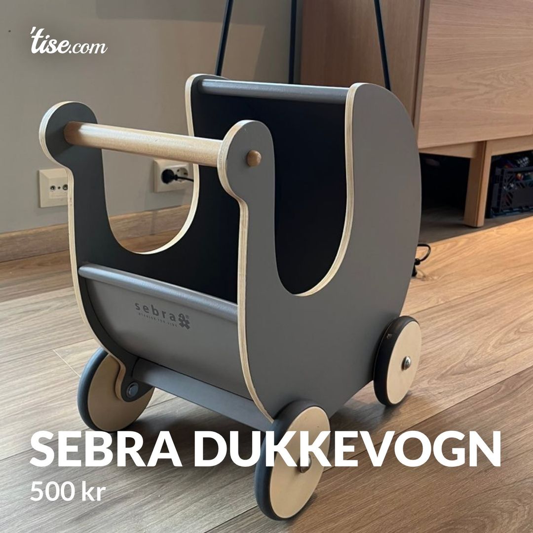 Sebra dukkevogn