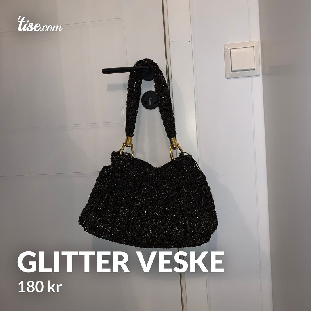 glitter veske