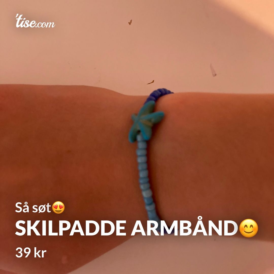 Skilpadde armbånd😊