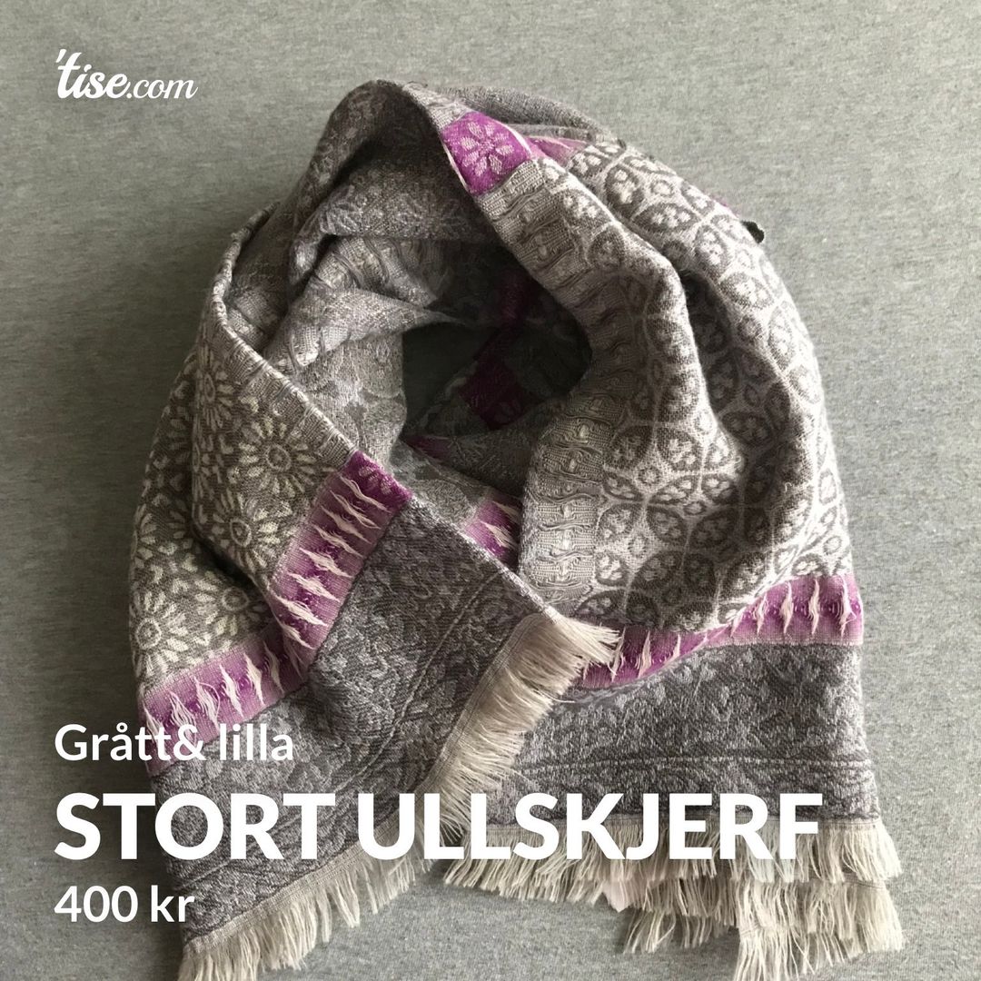 Stort ullskjerf