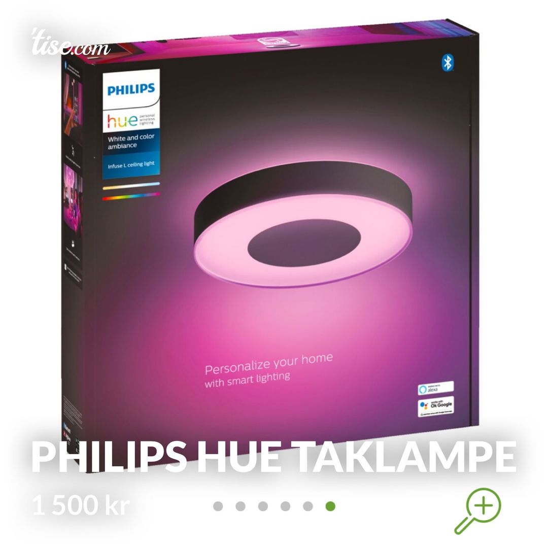 Philips Hue taklampe