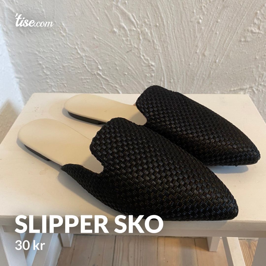 Slipper sko