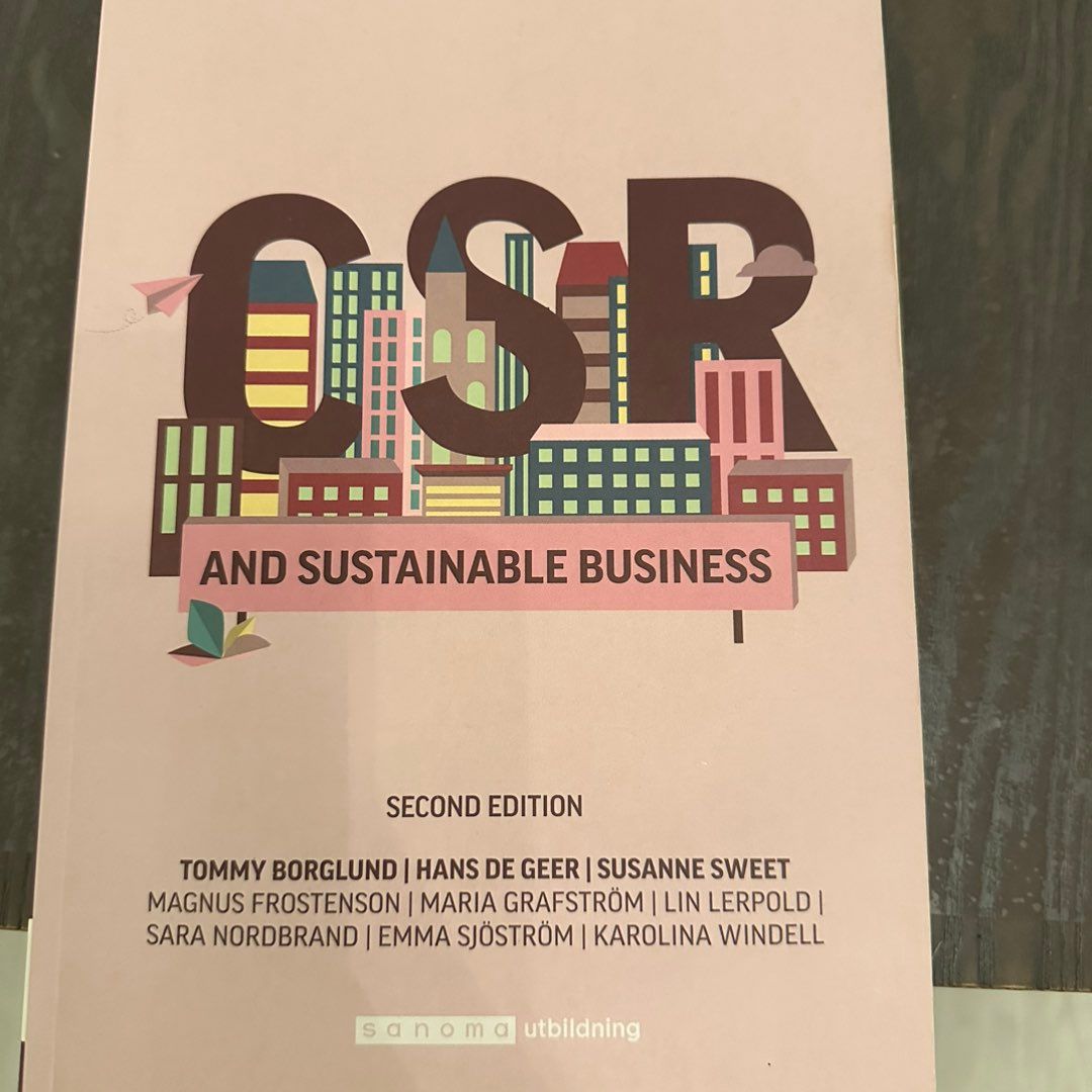 CSR and sustainable