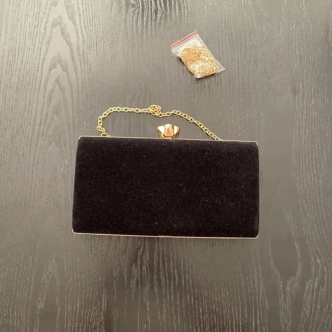 Svart evening bag