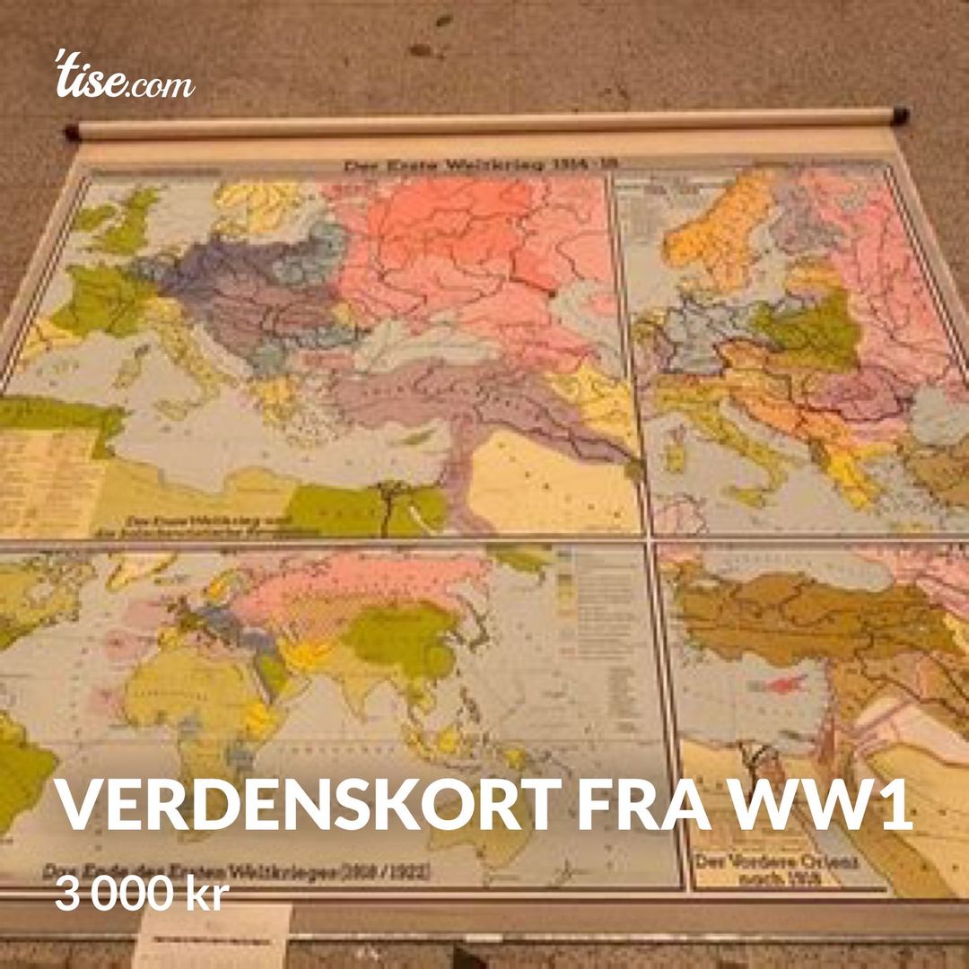 Verdenskort fra WW1