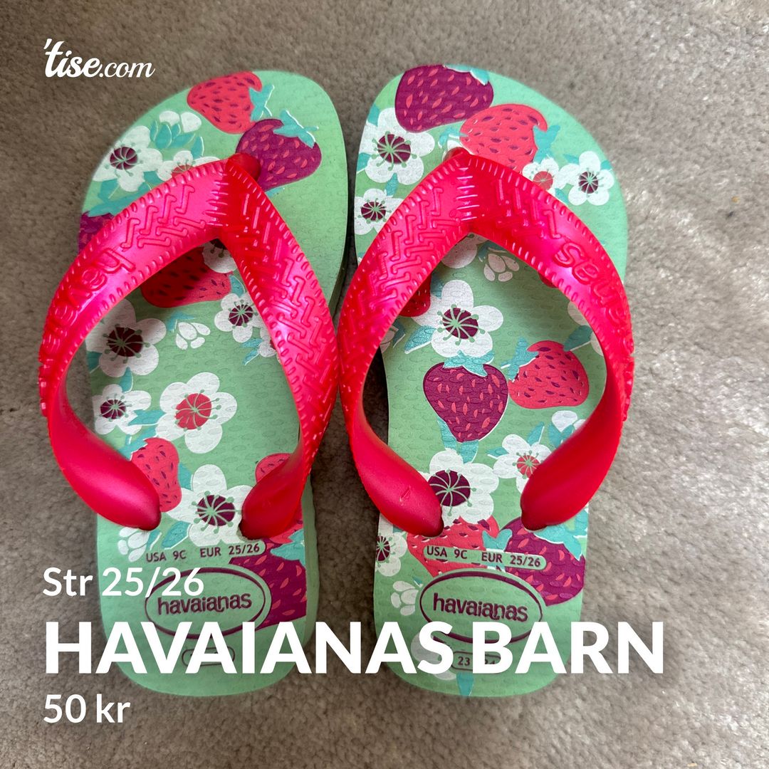 Havaianas barn