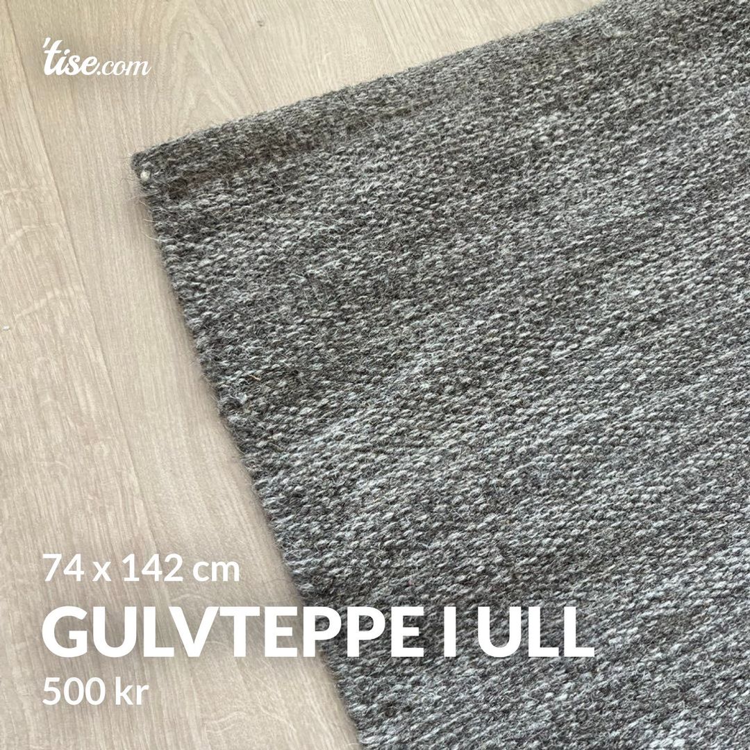 Gulvteppe i ull