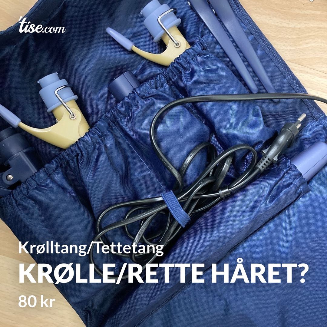 Krølle/Rette håret?