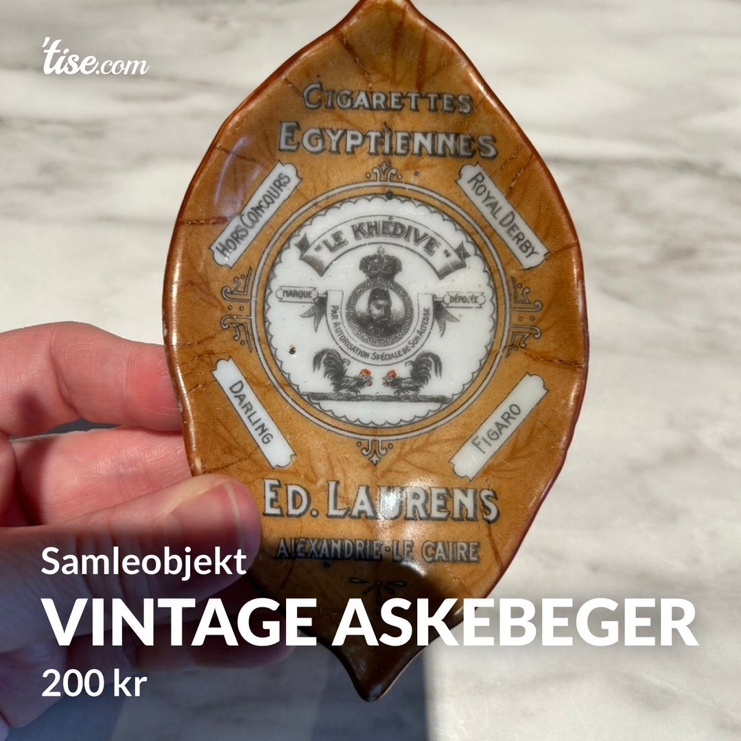 Vintage askebeger