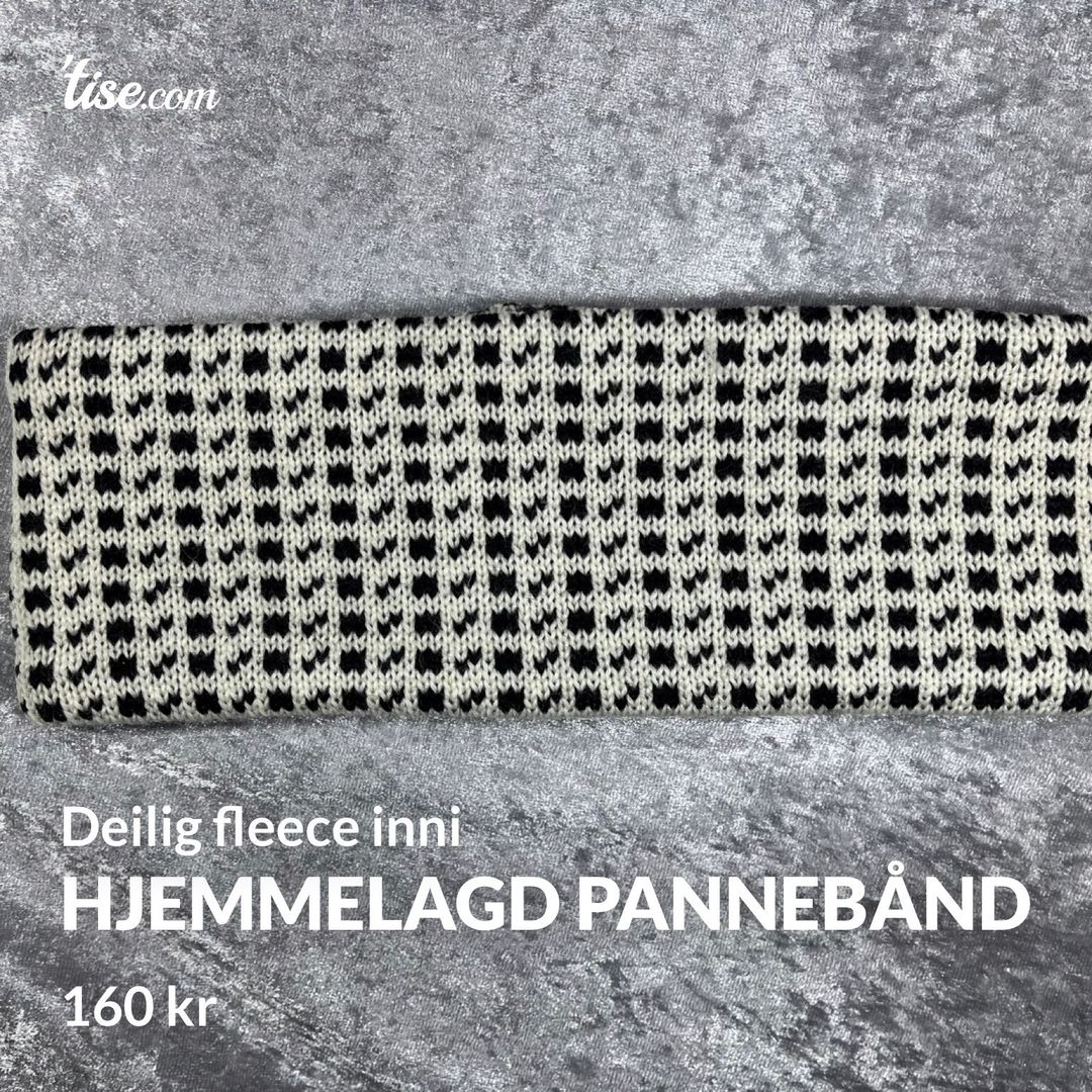 Hjemmelagd pannebånd