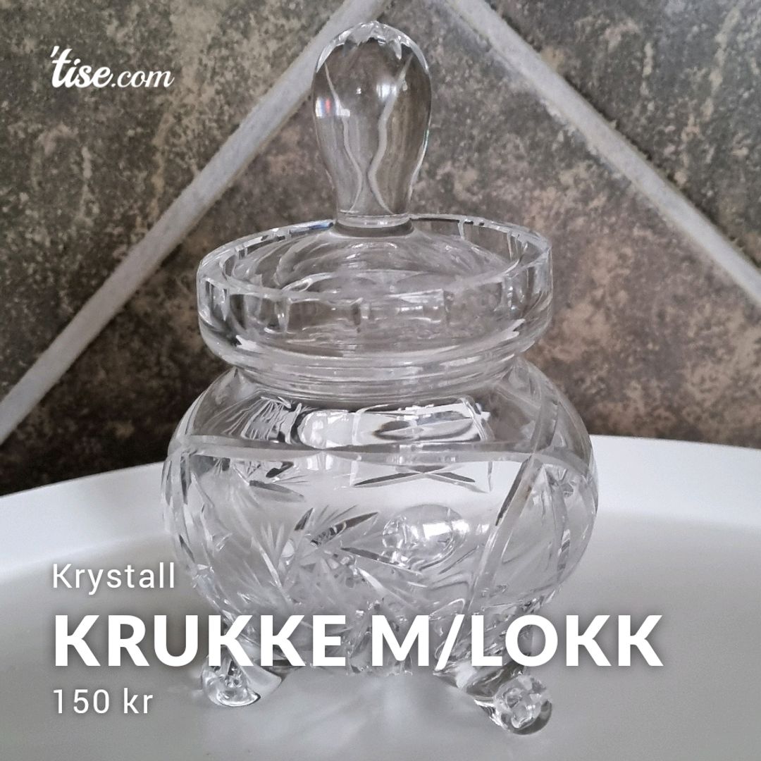 Krukke m/lokk