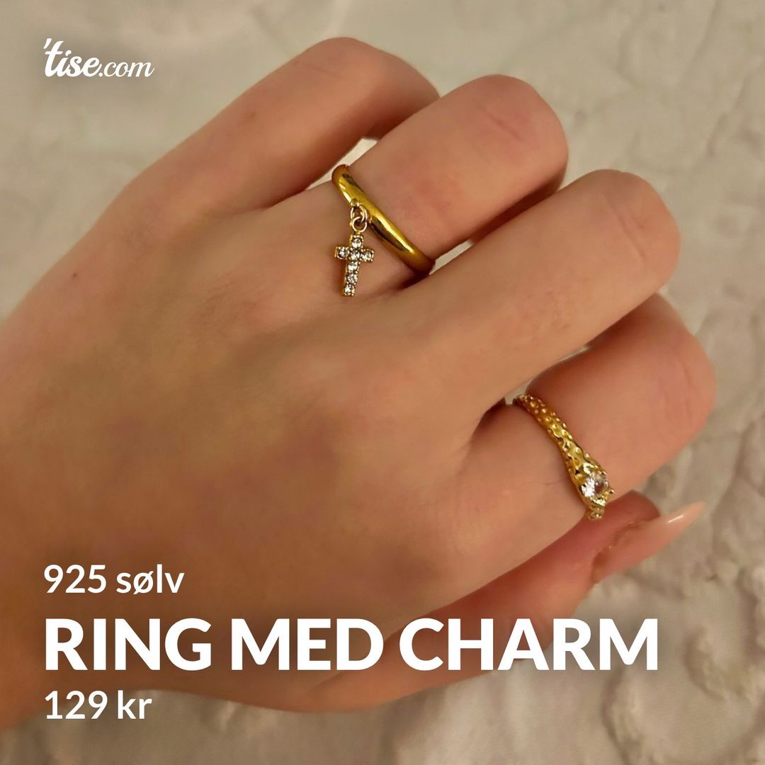 Ring med charm