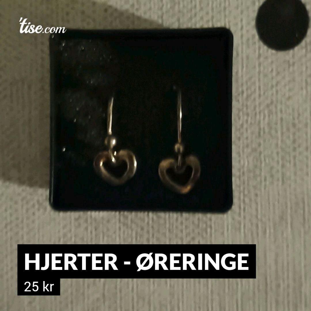 Hjerter - øreringe