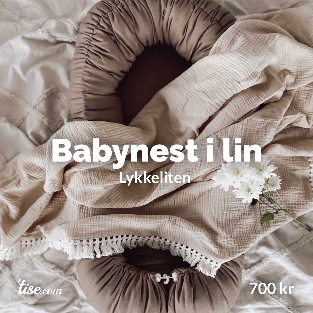 Babynest i lin