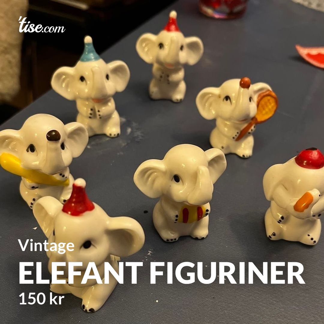 Elefant Figuriner