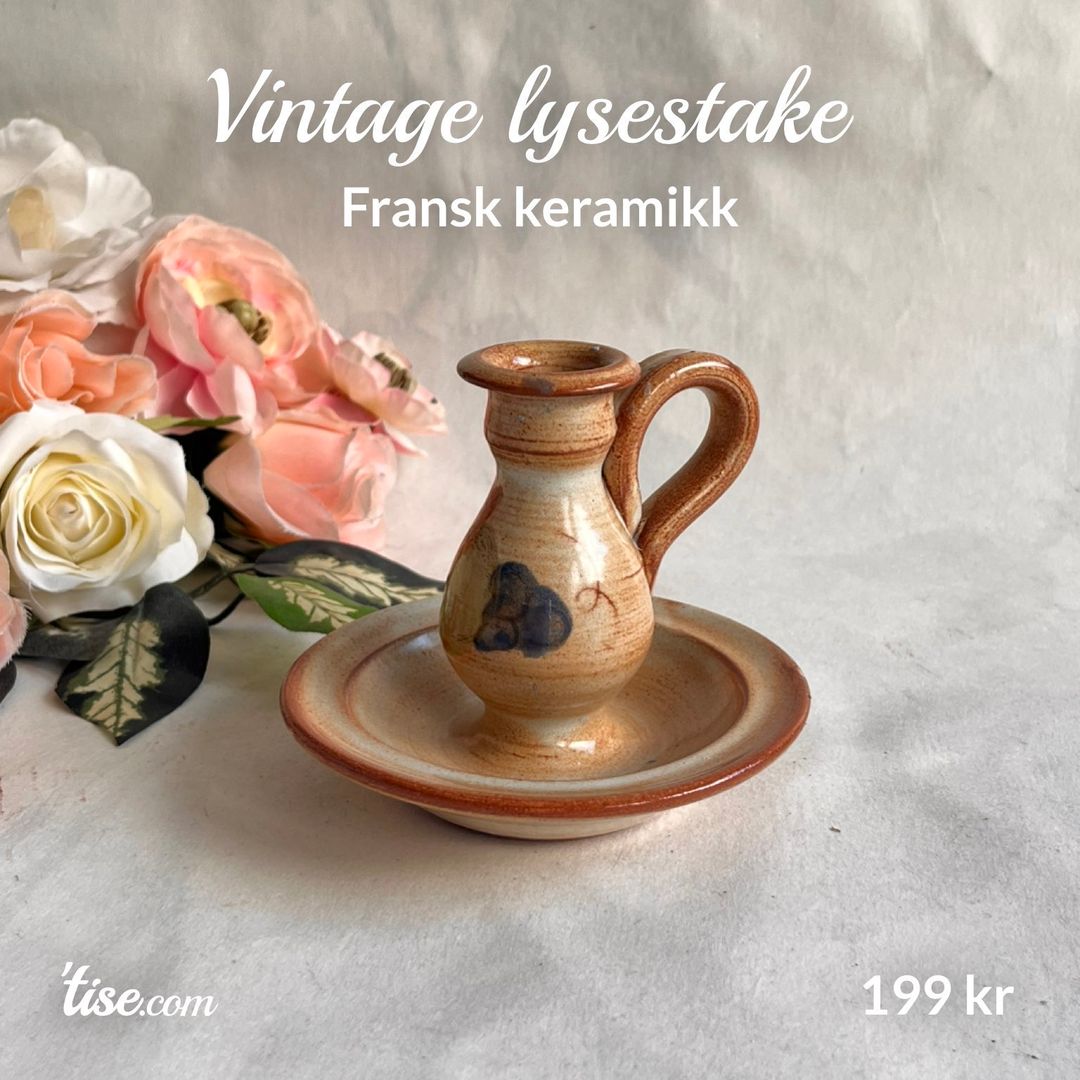 Vintage lysestake