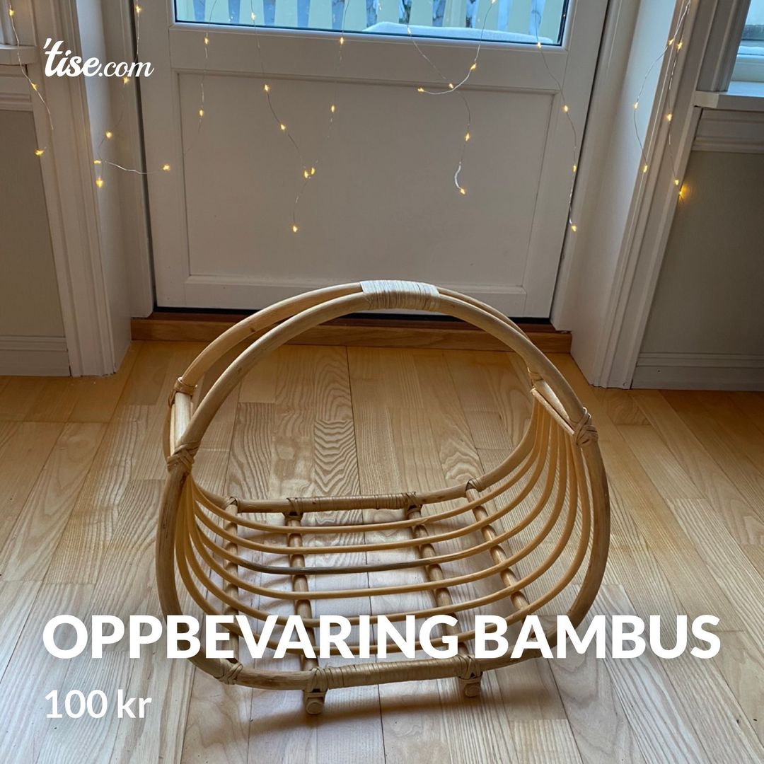 Oppbevaring bambus