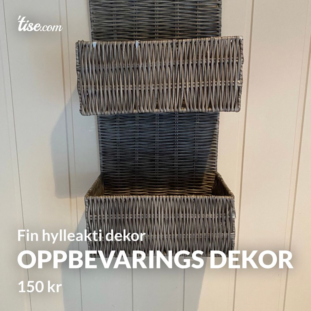 Oppbevarings dekor