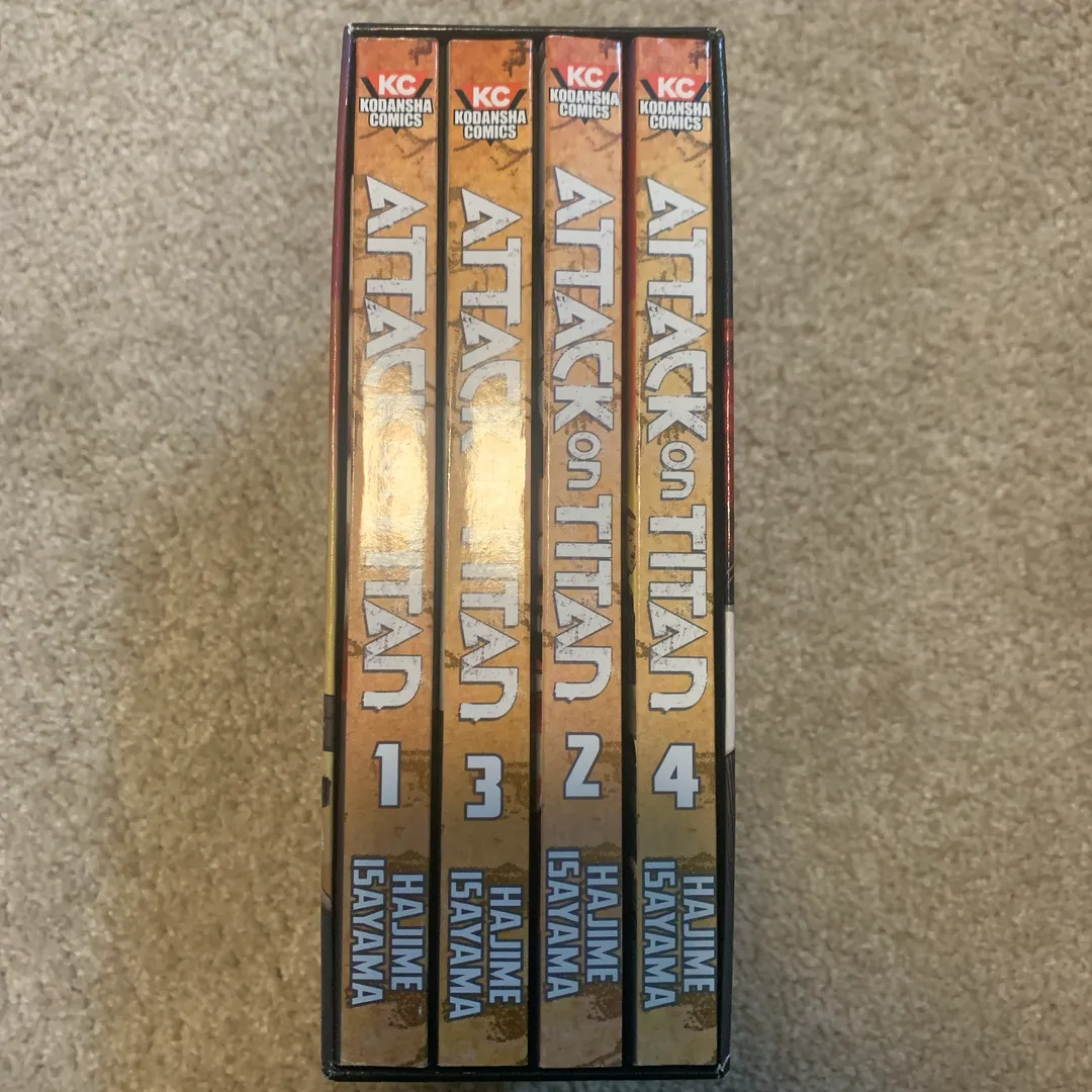 AoT Manga 1-4