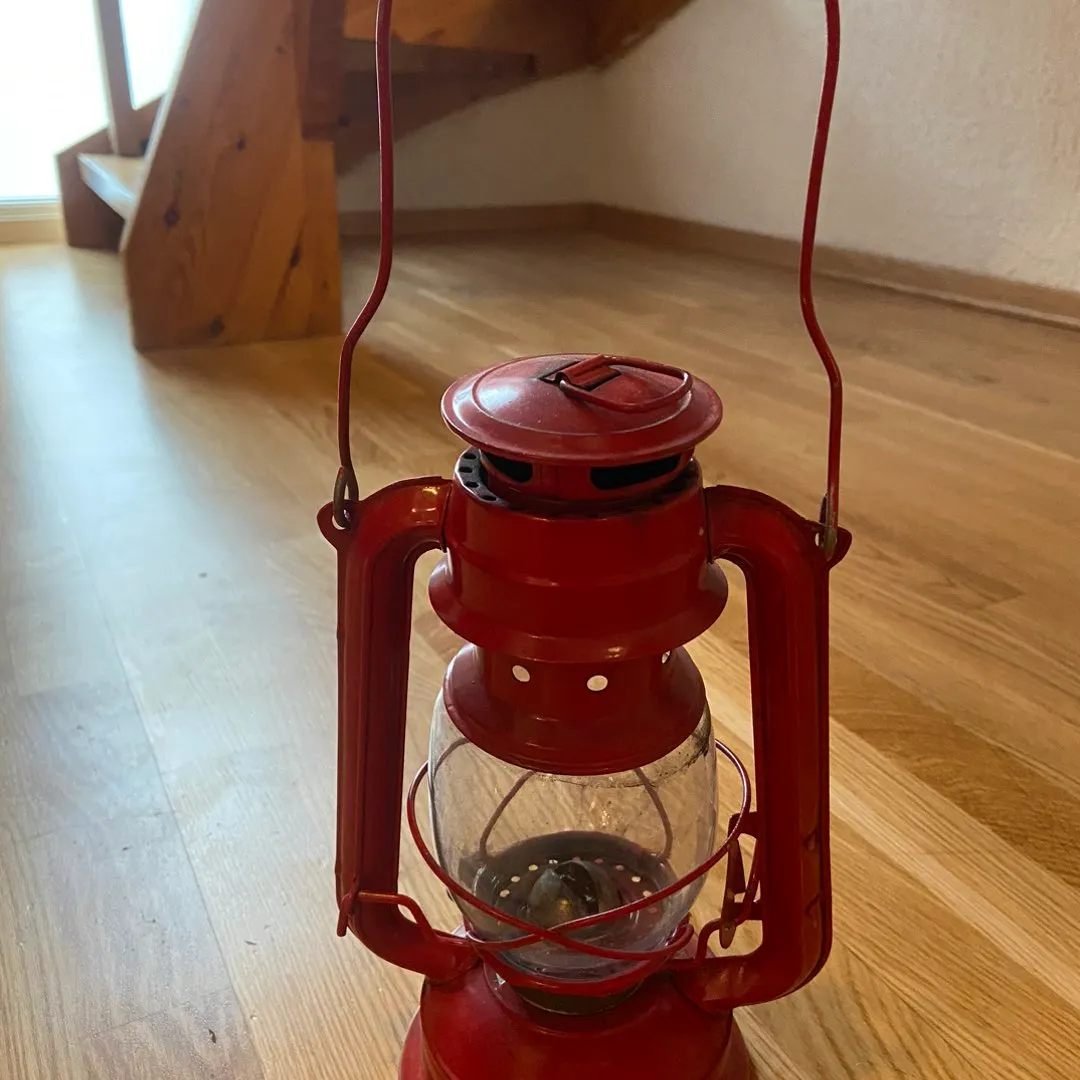 Gammel parafin-lampe