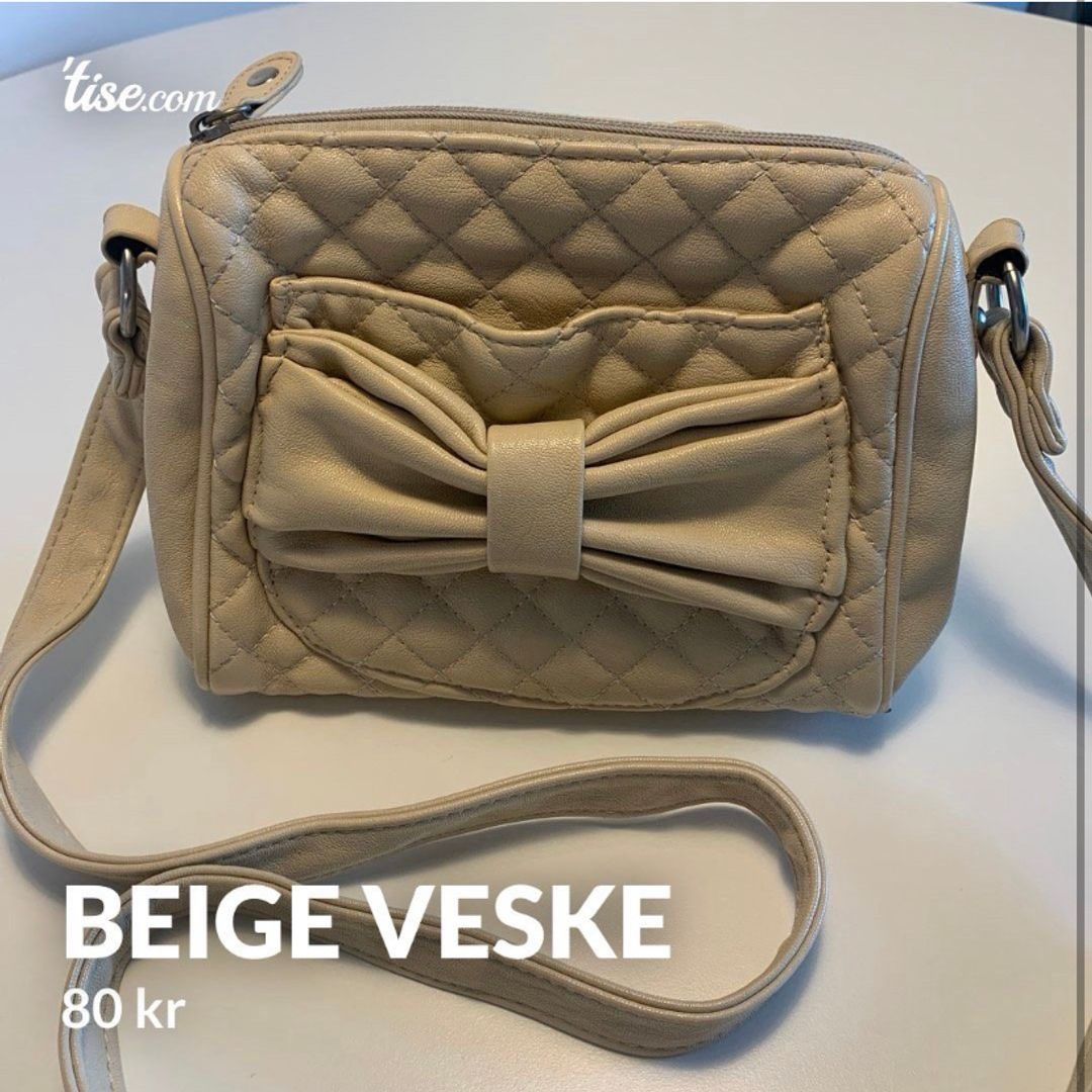 Beige veske