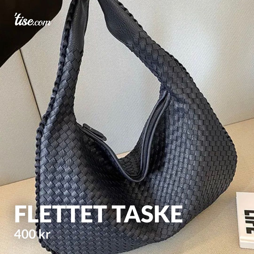 Flettet taske