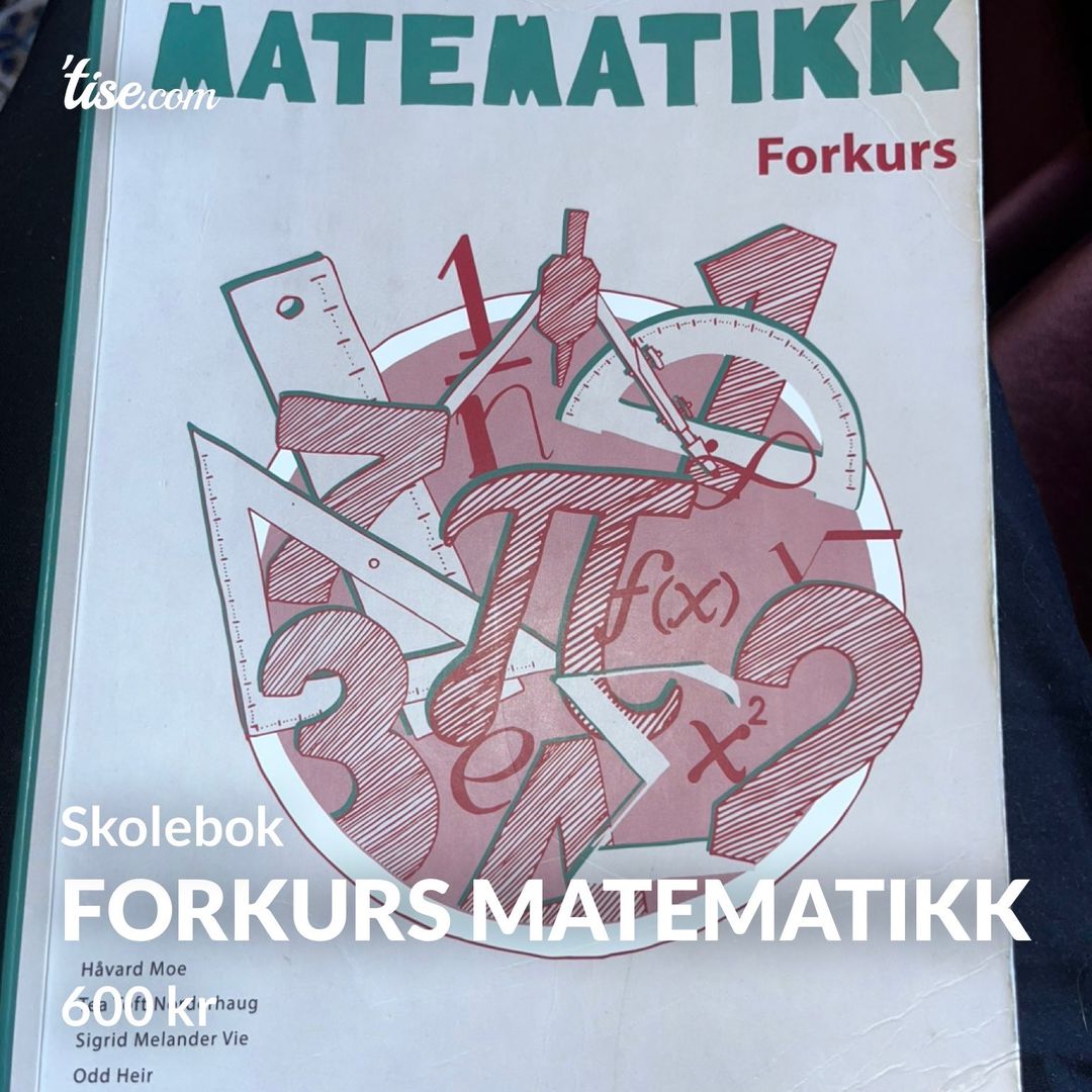 Forkurs matematikk