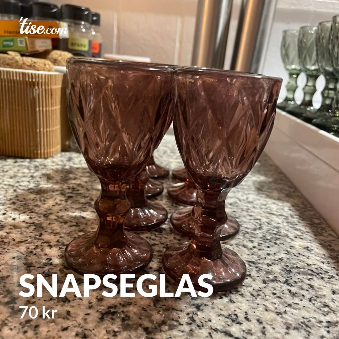 Snapseglas