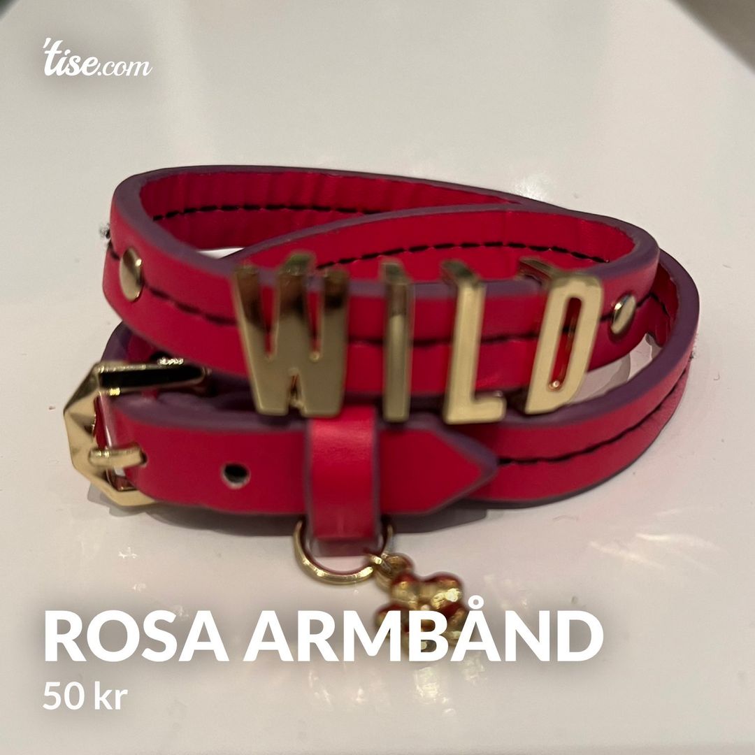 Rosa armbånd