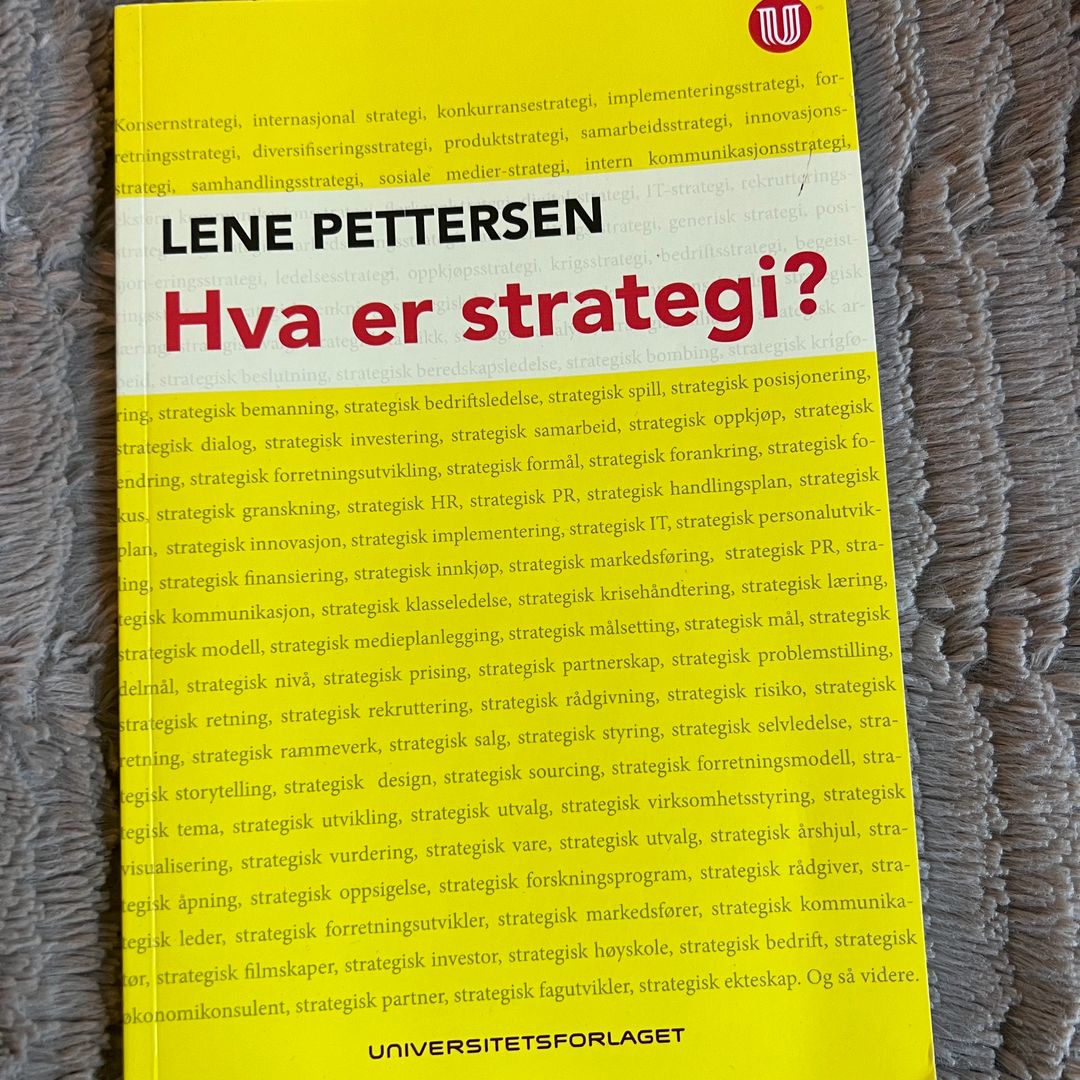 Hva er strategi?