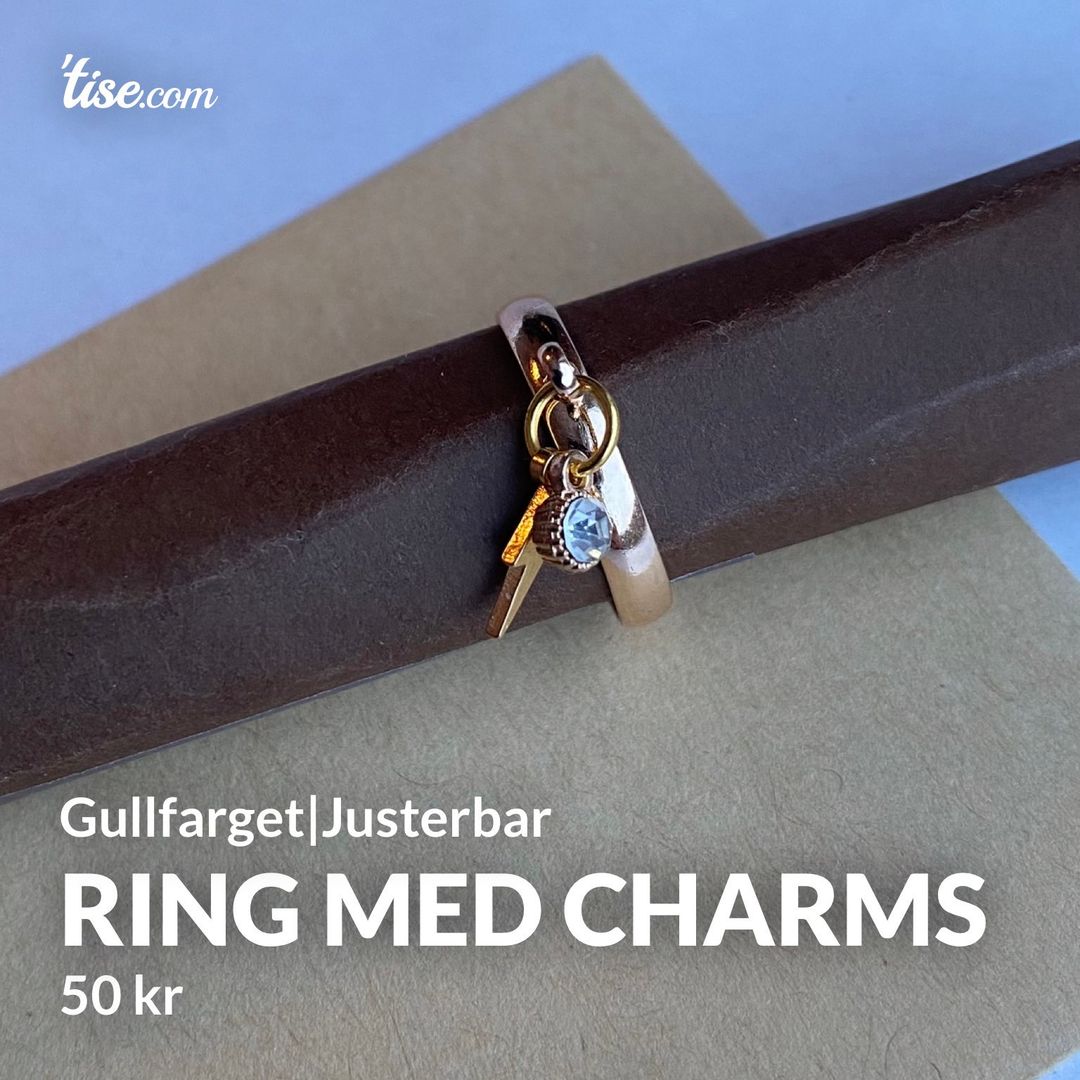 Ring med charms