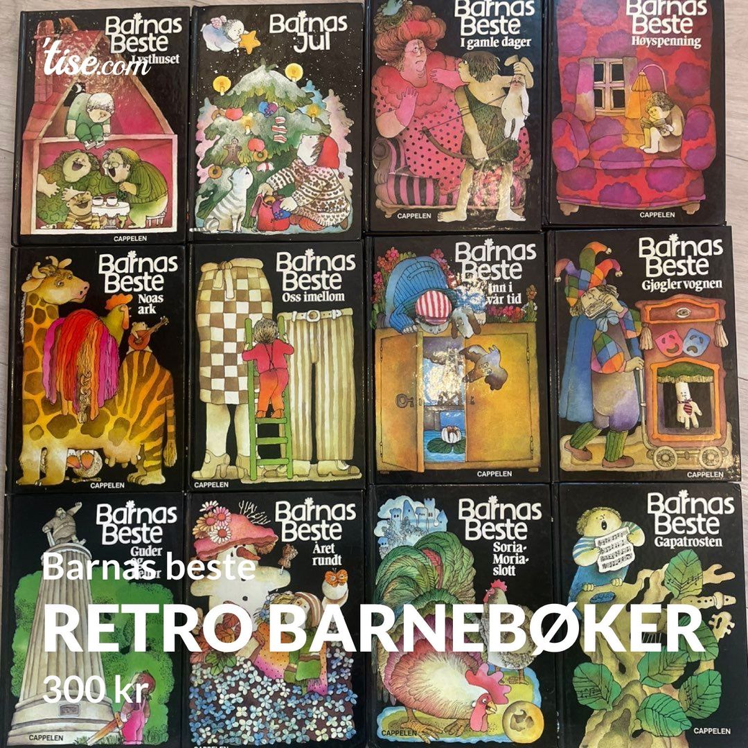 Retro barnebøker