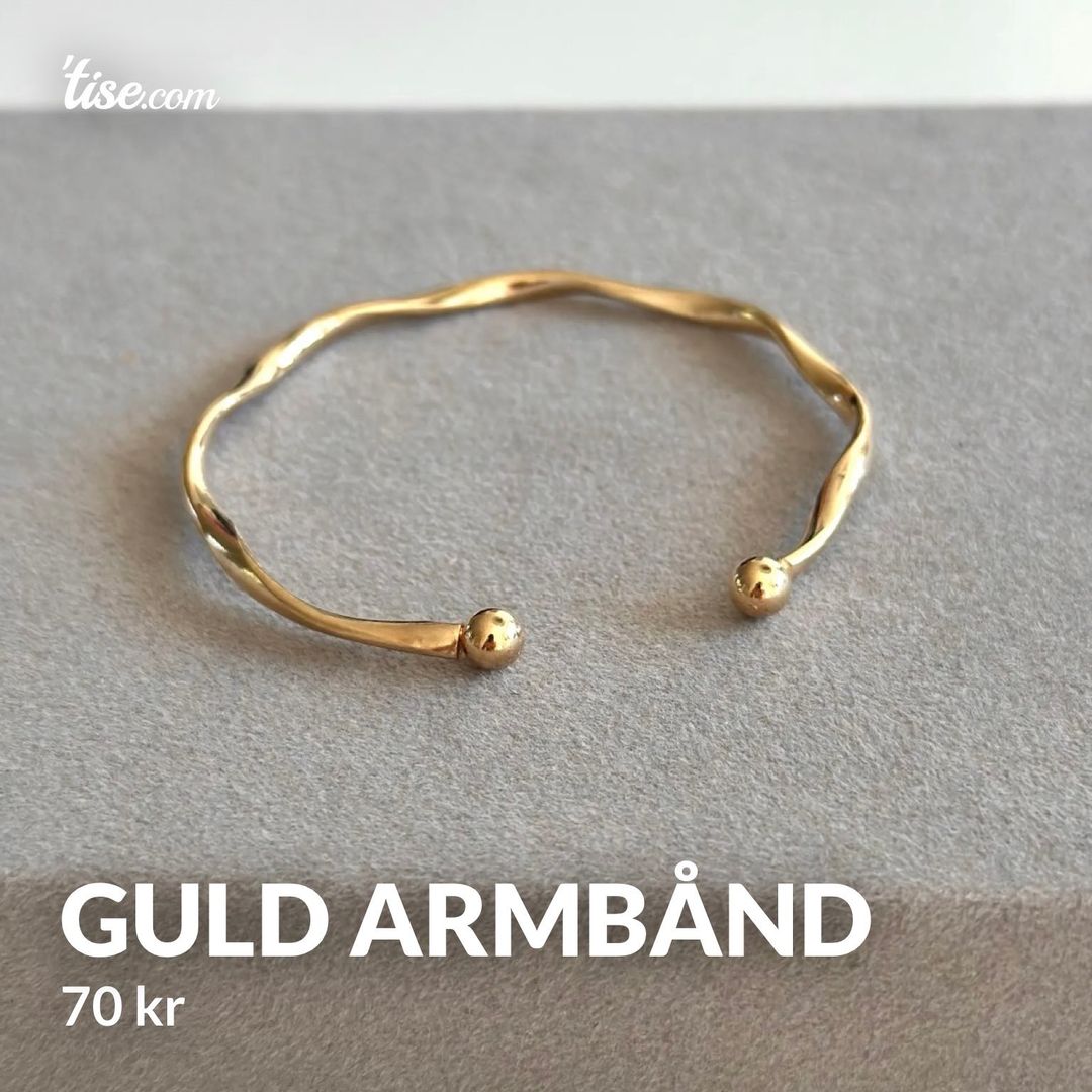 Guld armbånd