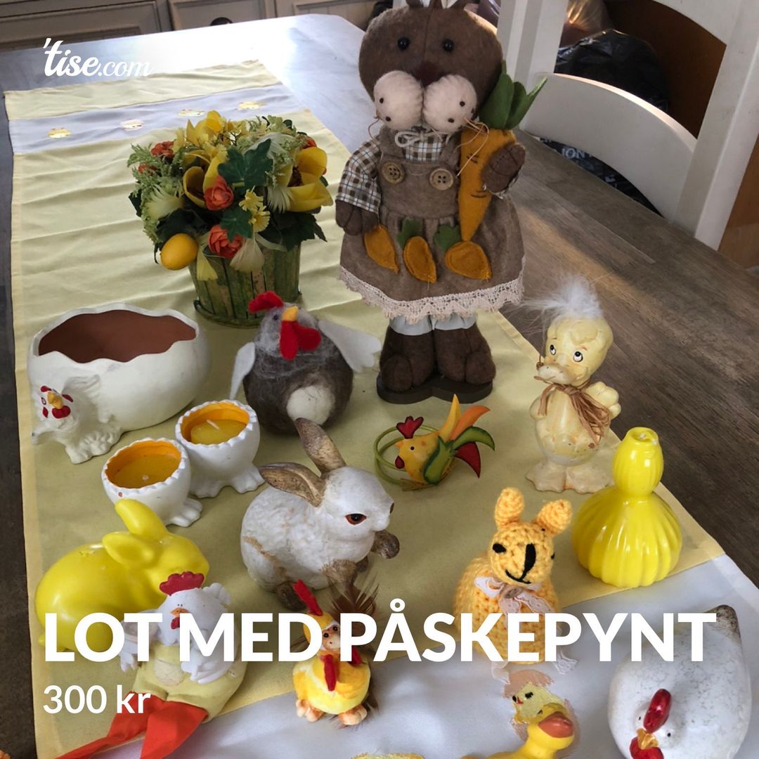 Lot med påskepynt