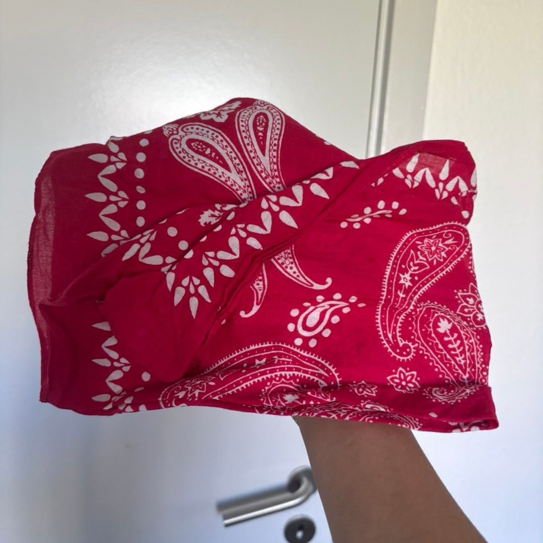 Rød bandana