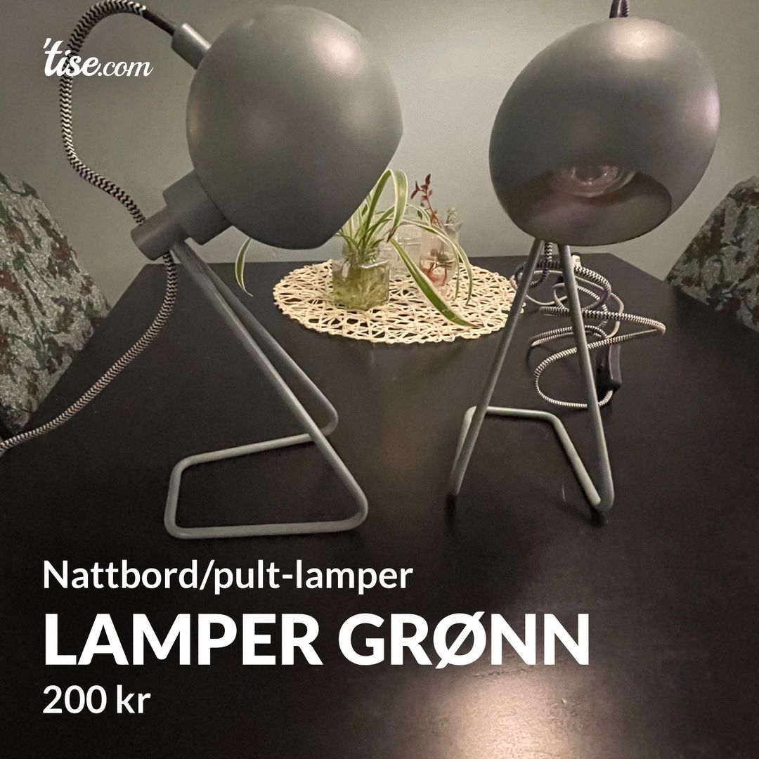 Lamper grønn