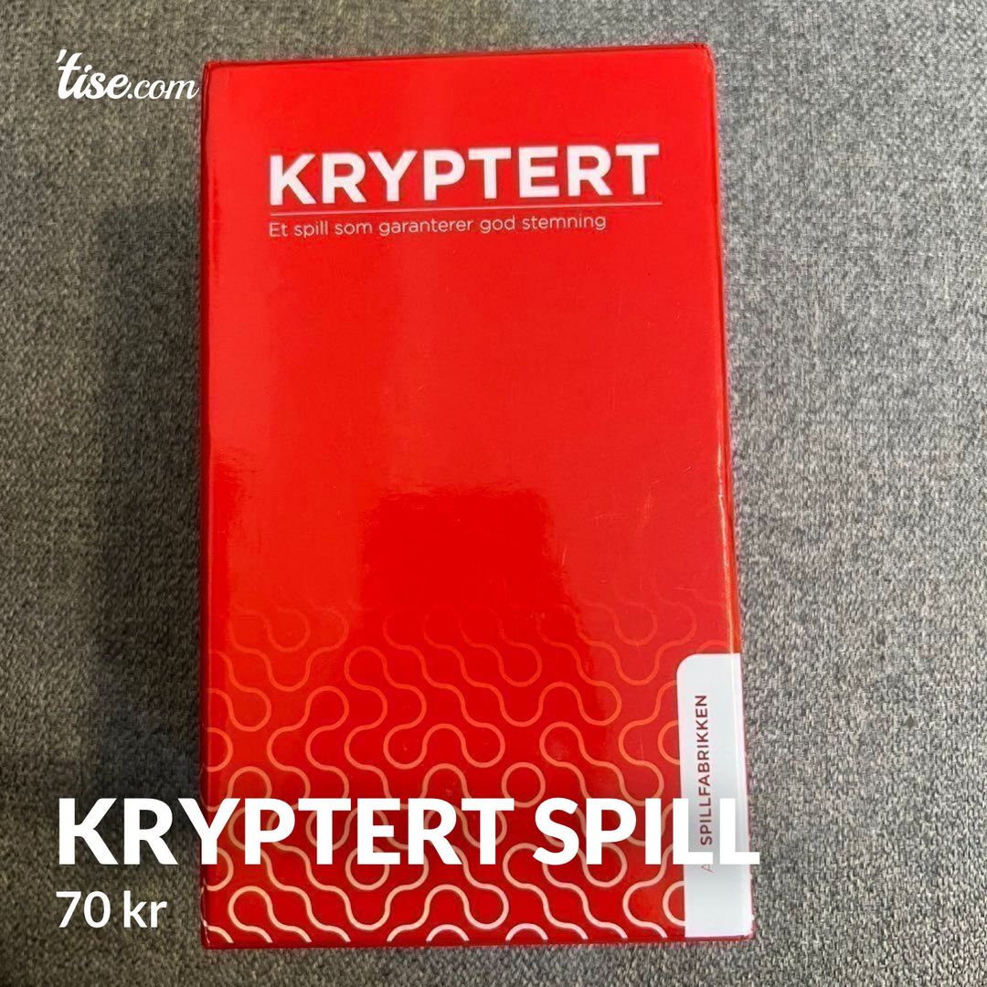 Kryptert spill