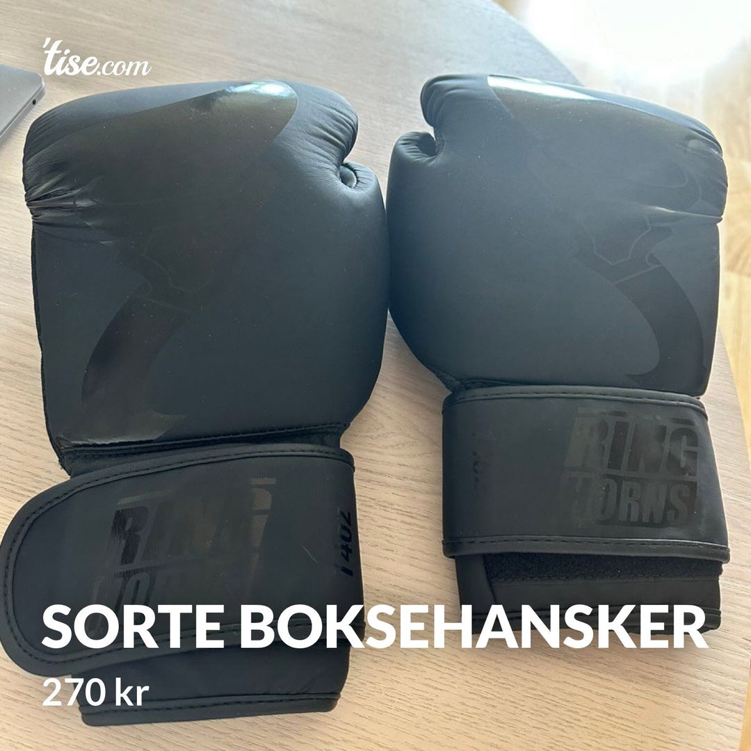 Sorte boksehansker